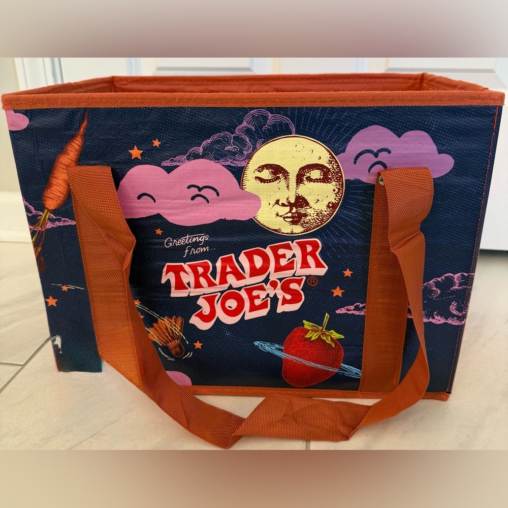 Trader Joes Trader Joe’s Stand-up/ Collapsible Grocery Toe /NWT. - Picture 6 of 10